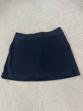 Black Golf Skort with Pockets and attached shorts